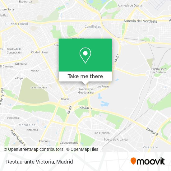 mapa Restaurante Victoria