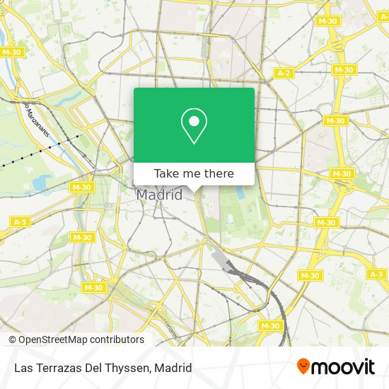 Las Terrazas Del Thyssen map