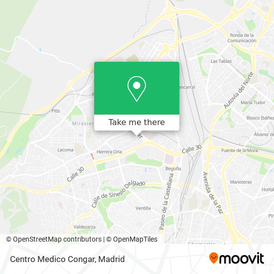 Centro Medico Congar map
