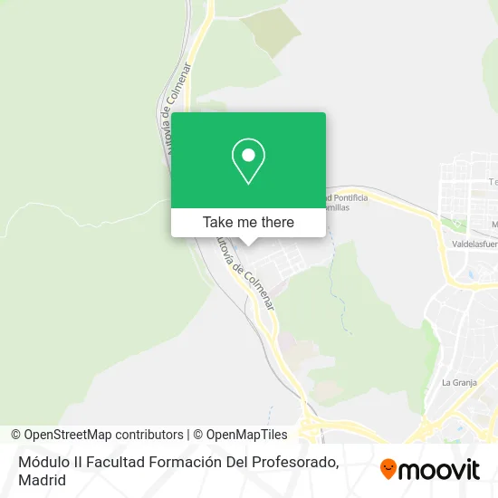 Módulo II Facultad Formación Del Profesorado map