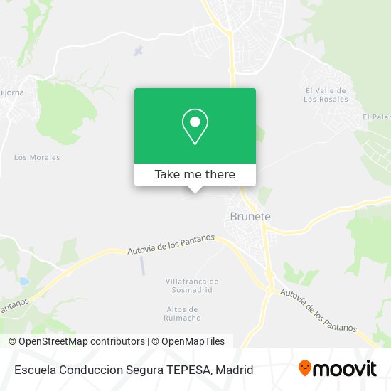 Escuela Conduccion Segura TEPESA map