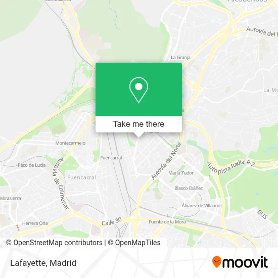 Lafayette map