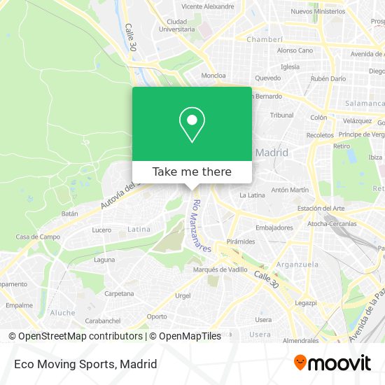 Eco Moving Sports map