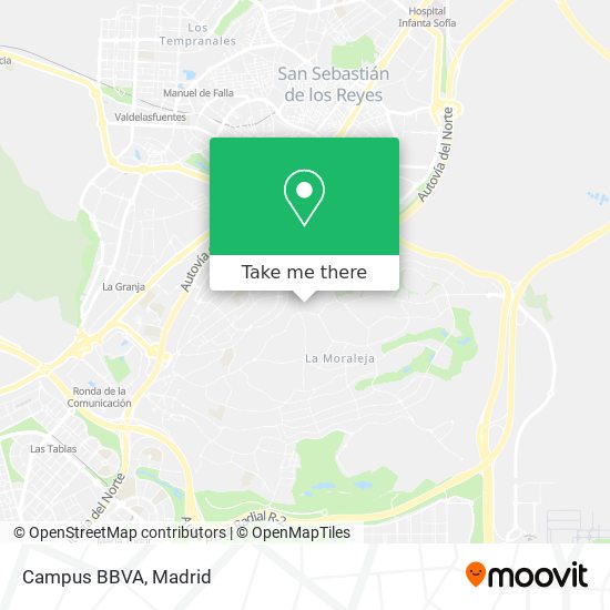 Campus BBVA map