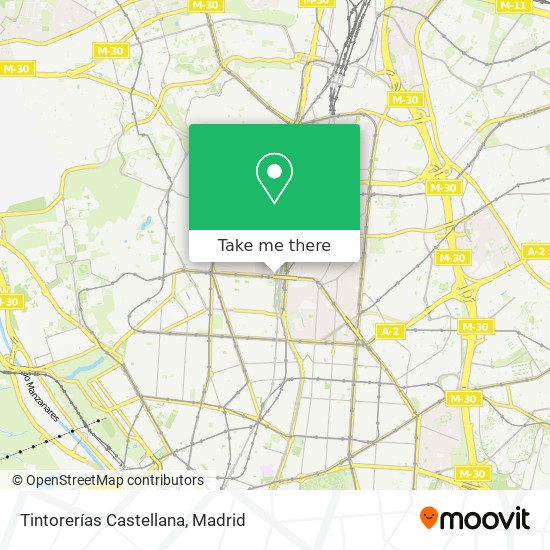 Tintorerías Castellana map