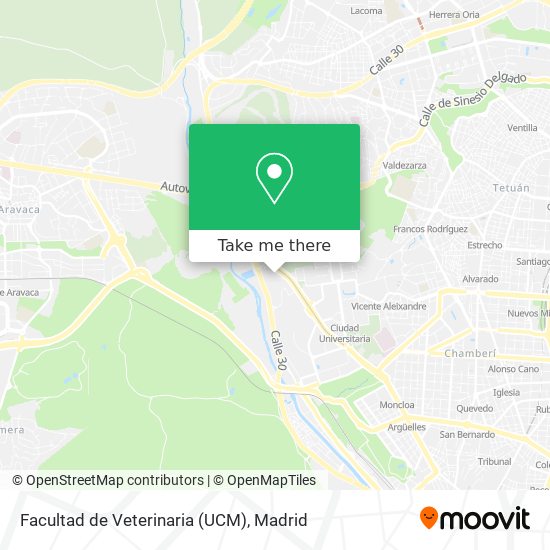 Facultad de Veterinaria (UCM) map