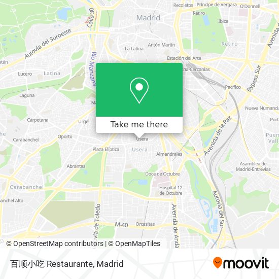 百顺小吃 Restaurante map