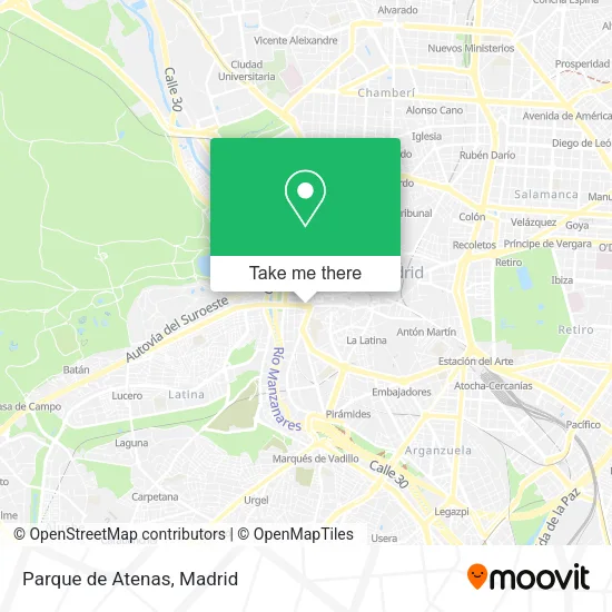 Parque de Atenas map