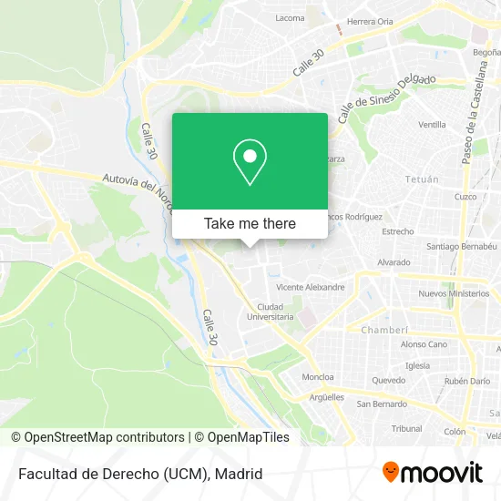 Facultad de Derecho (UCM) map