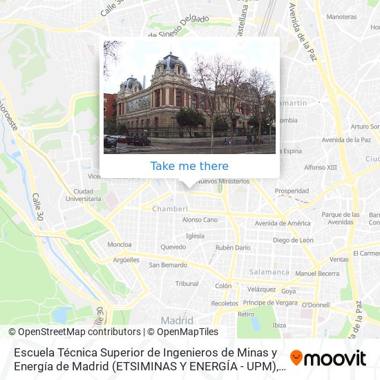 Escuela Técnica Superior de Ingenieros de Minas y Energía de Madrid (ETSIMINAS Y ENERGÍA - UPM) map