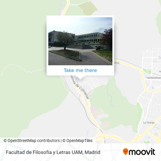 Facultad de Filosofía y Letras UAM map