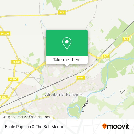 Ecole Papillon & The Bat map