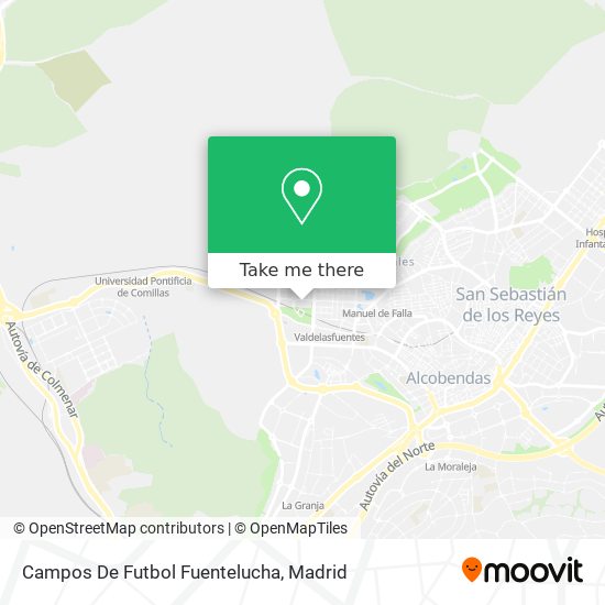 Campos De Futbol Fuentelucha map