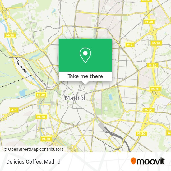 Delicius Coffee map