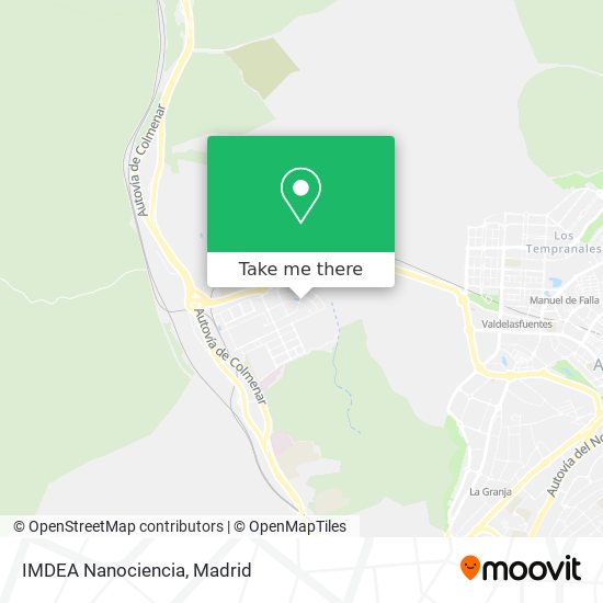 mapa IMDEA Nanociencia