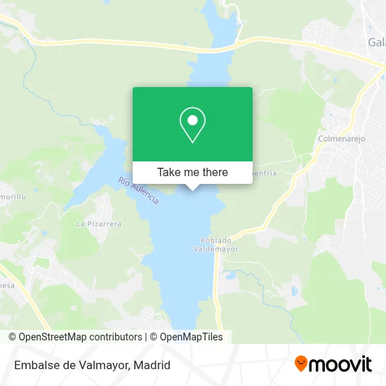 Embalse de Valmayor map