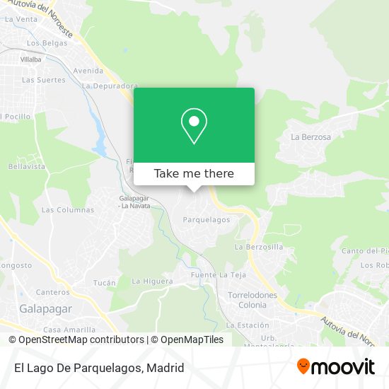 mapa El Lago De Parquelagos