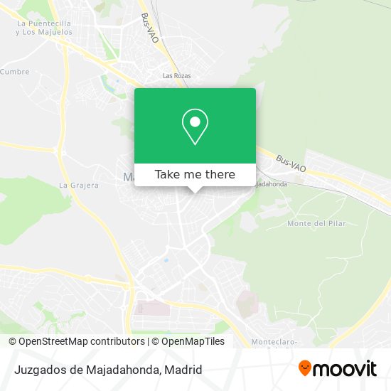 Juzgados de Majadahonda map