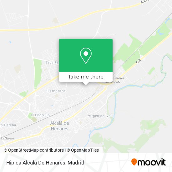 Hipica Alcala De Henares map