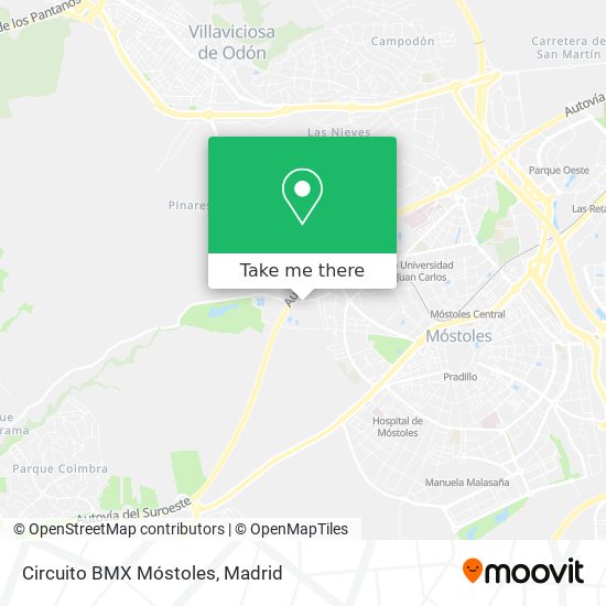 Circuito BMX Móstoles map