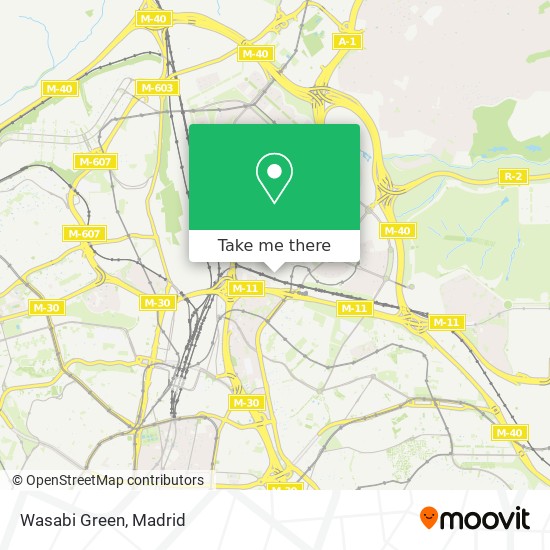 Wasabi Green map