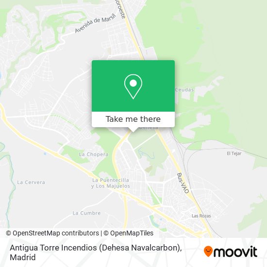 Antigua Torre Incendios (Dehesa Navalcarbon) map