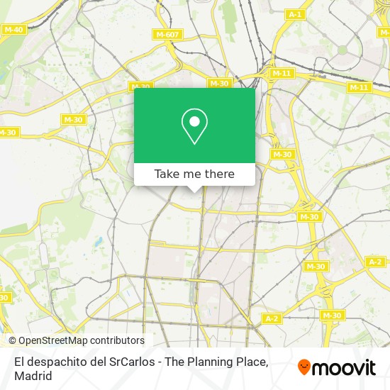 mapa El despachito del SrCarlos - The Planning Place