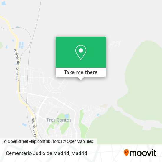 Cementerio Judio de Madrid map