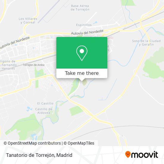 Tanatorio de Torrejón map