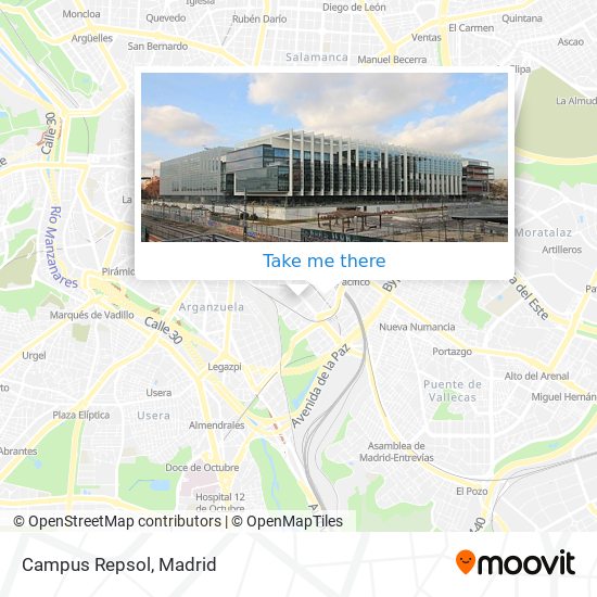 Campus Repsol map