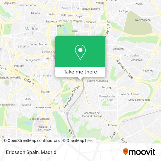 Ericsson Spain map