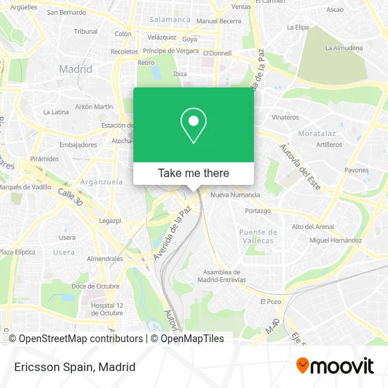 Ericsson Spain map