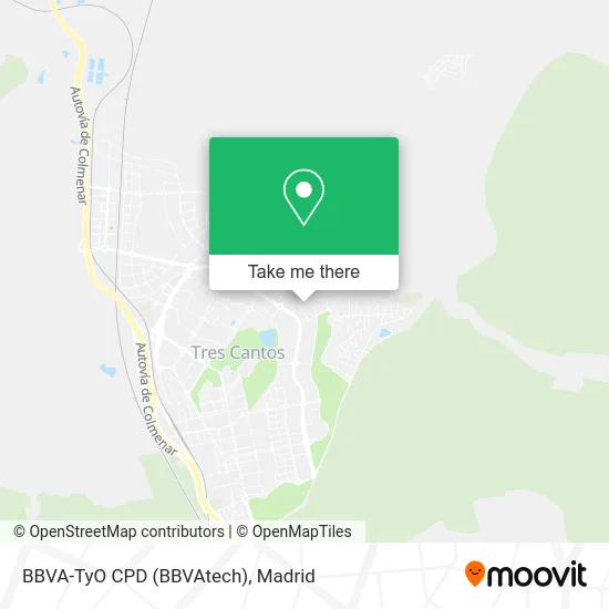 BBVA-TyO CPD (BBVAtech) map