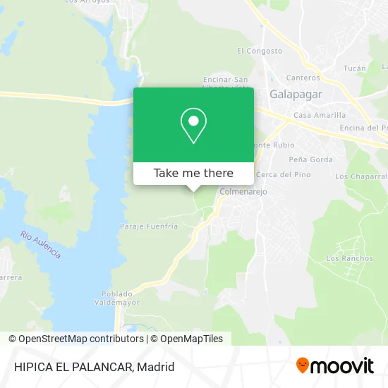 HIPICA EL PALANCAR map