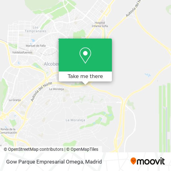 Gow Parque Empresarial Omega map