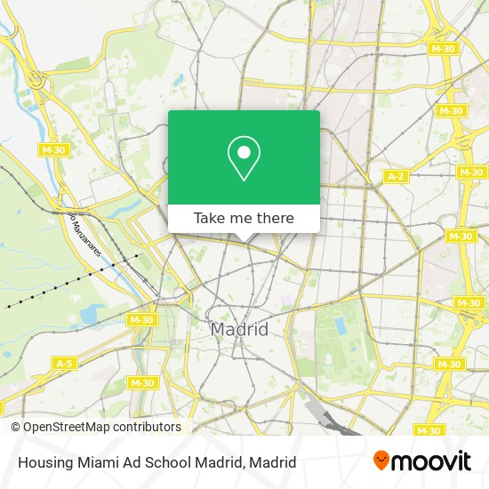 Housing Miami Ad School Madrid map