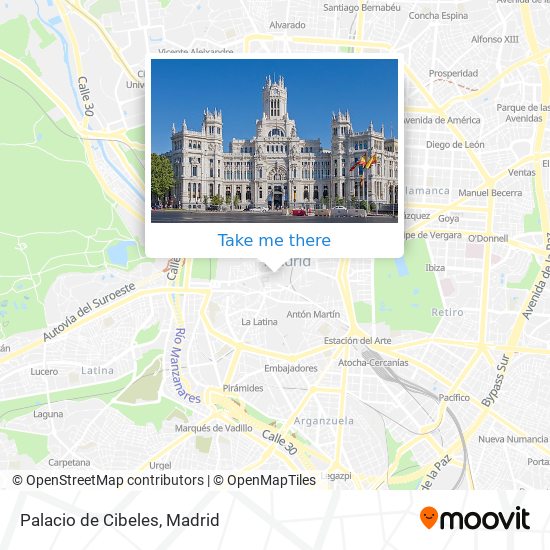 mapa Palacio de Cibeles