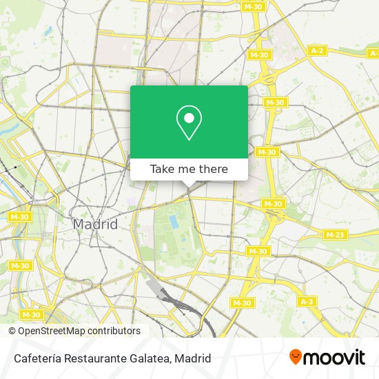 Cafetería Restaurante Galatea map