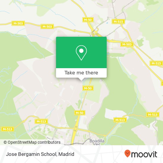 mapa Jose Bergamin School