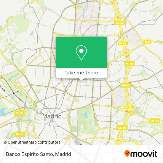 Banco Espirito Santo map