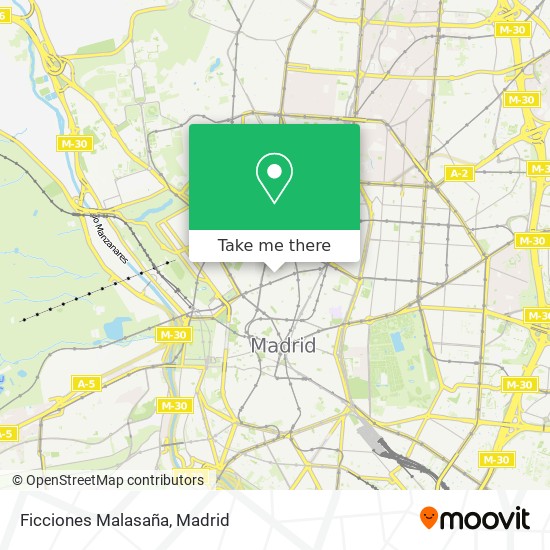 Ficciones Malasaña map