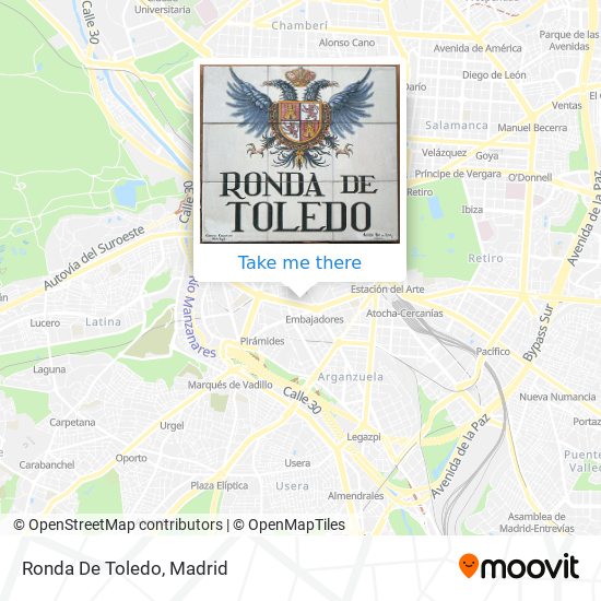 Ronda De Toledo map