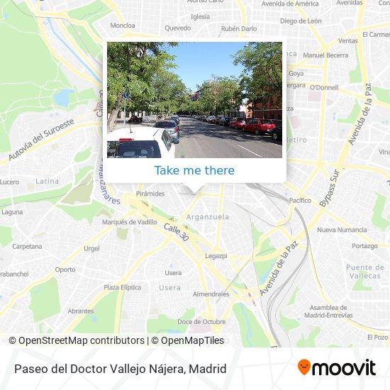 Paseo del Doctor Vallejo Nájera map