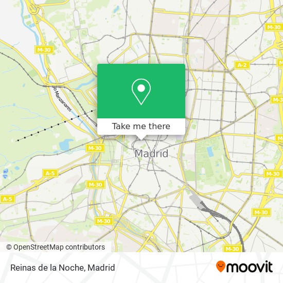 Reinas de la Noche map