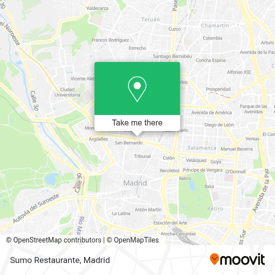 Sumo Restaurante map