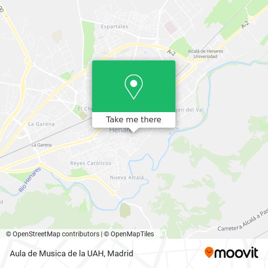 Aula de Musica de la UAH map