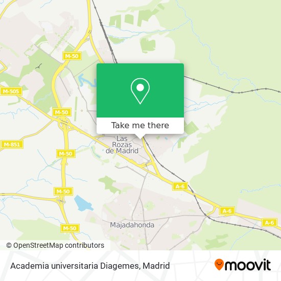 Academia universitaria Diagemes map