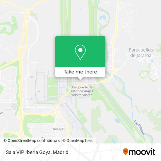 Sala VIP Iberia Goya map