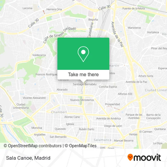 Sala Canoe map