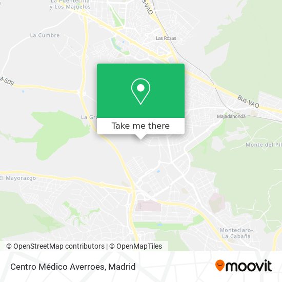 Centro Médico Averroes map